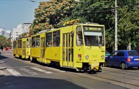 Súpravy električiek Tatra T6A5 znovu jazdia na zadný zberač