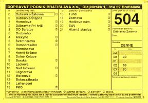 Kompletné cestovné poriadky pre dni 24., 25. a 31.12.2006 a 1.1.2007