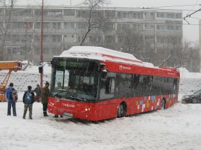 Snehová kalamita ochromila MHD