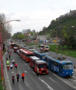 Presmerovanie MHD počas Národného behu Devín - Bratislava (15.4.2012 07:45 – 13:00)