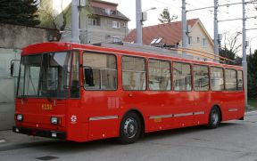 Trolejbus #6258 prišiel z GO