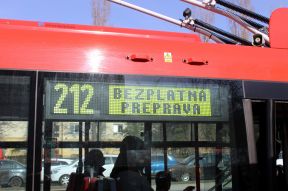 Bezplatná preprava na linkách 75, 201, 202, 212, X72 (18.2. – 31.3.2019)