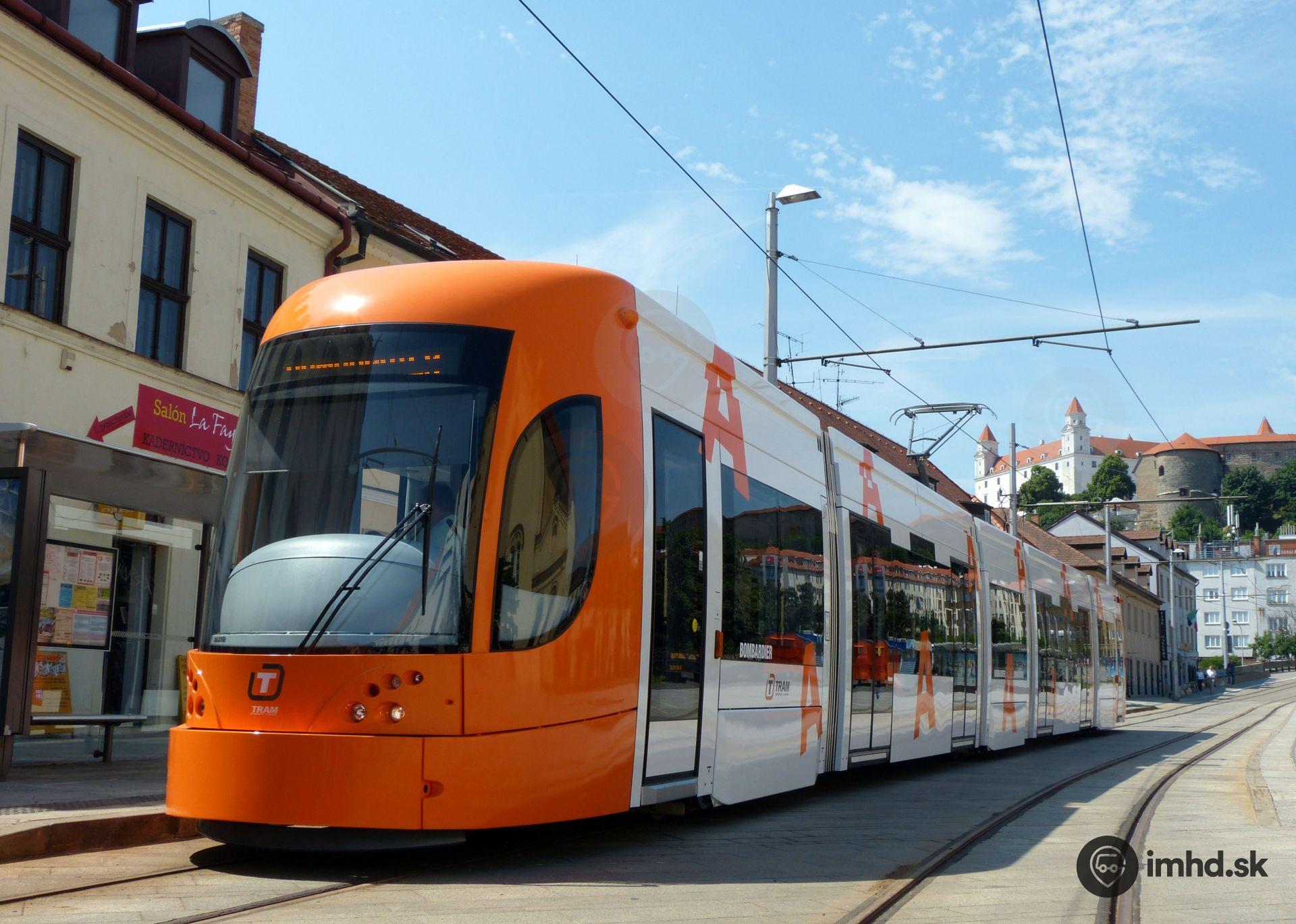 Prezentácia električky Bombardier Flexity Outlook