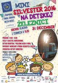 Mini Silvester na Detskej železnici 2016