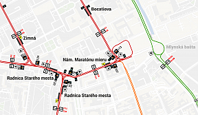 Nové schémy elektrických dráh na imhd.sk