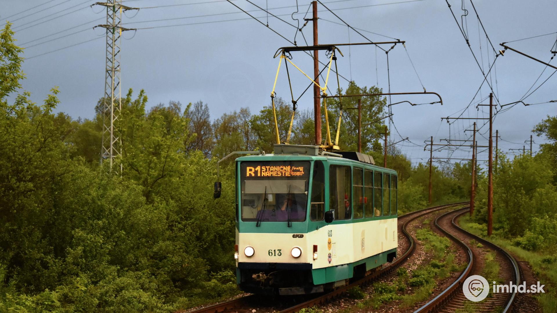 #613,  R1, Ludvíkov dvor, rýchlodráha