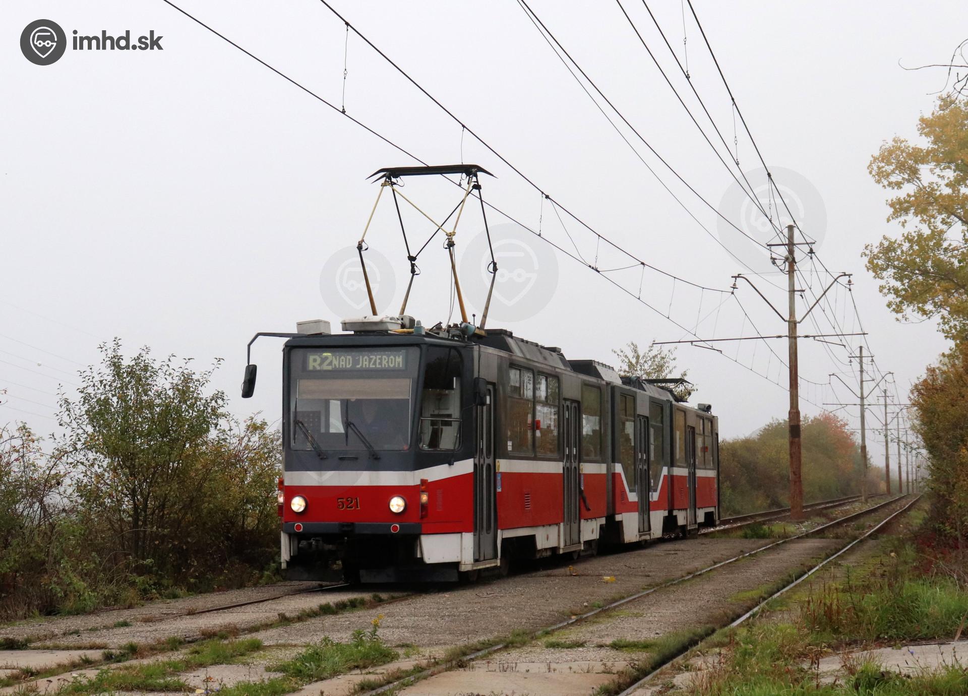 #521,  R2, Rýchlodráha, úsek Poľov, rázc. - Perešská