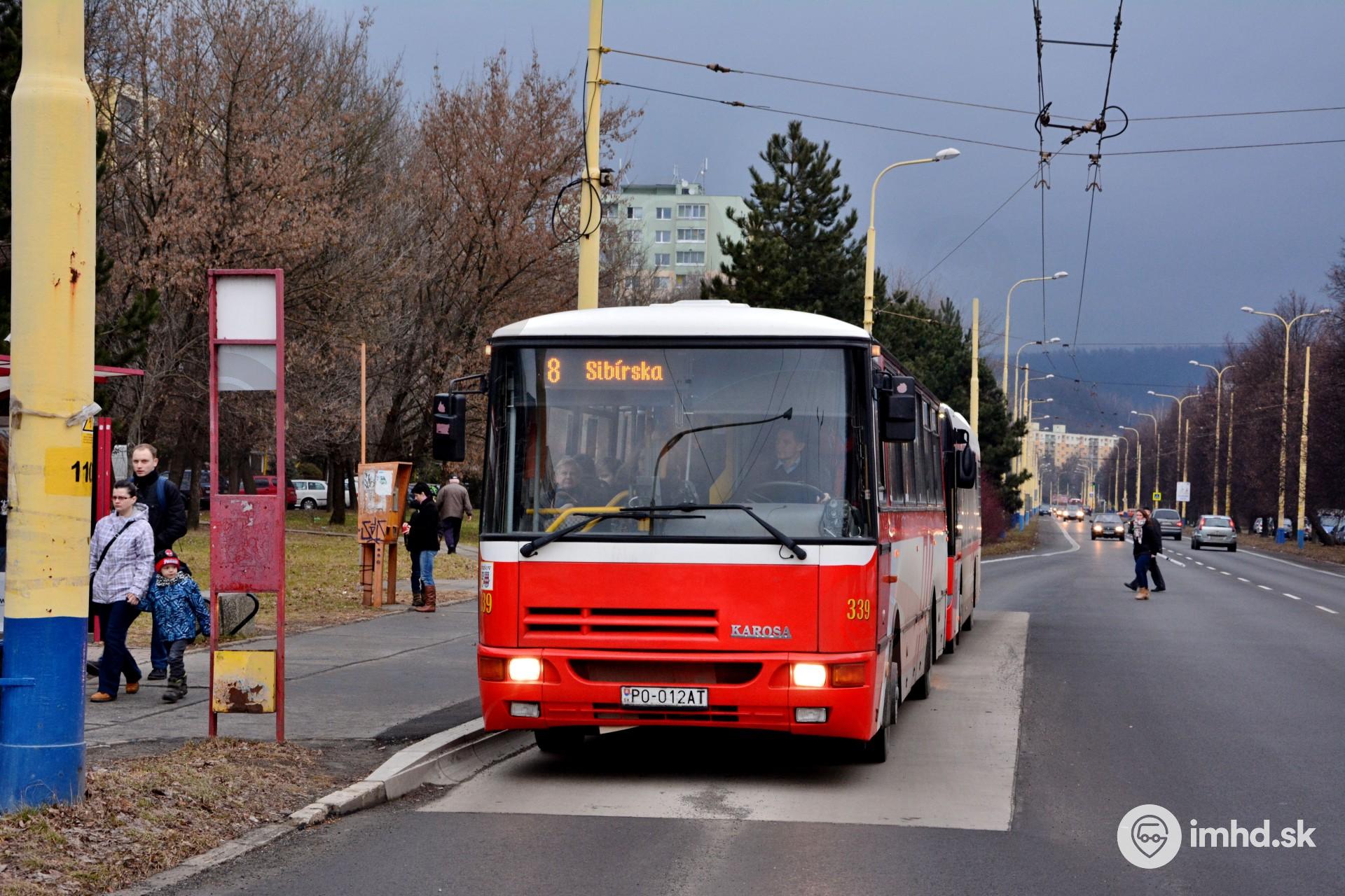 #339,  8, Prostějovská ul., zastávka VUKOV