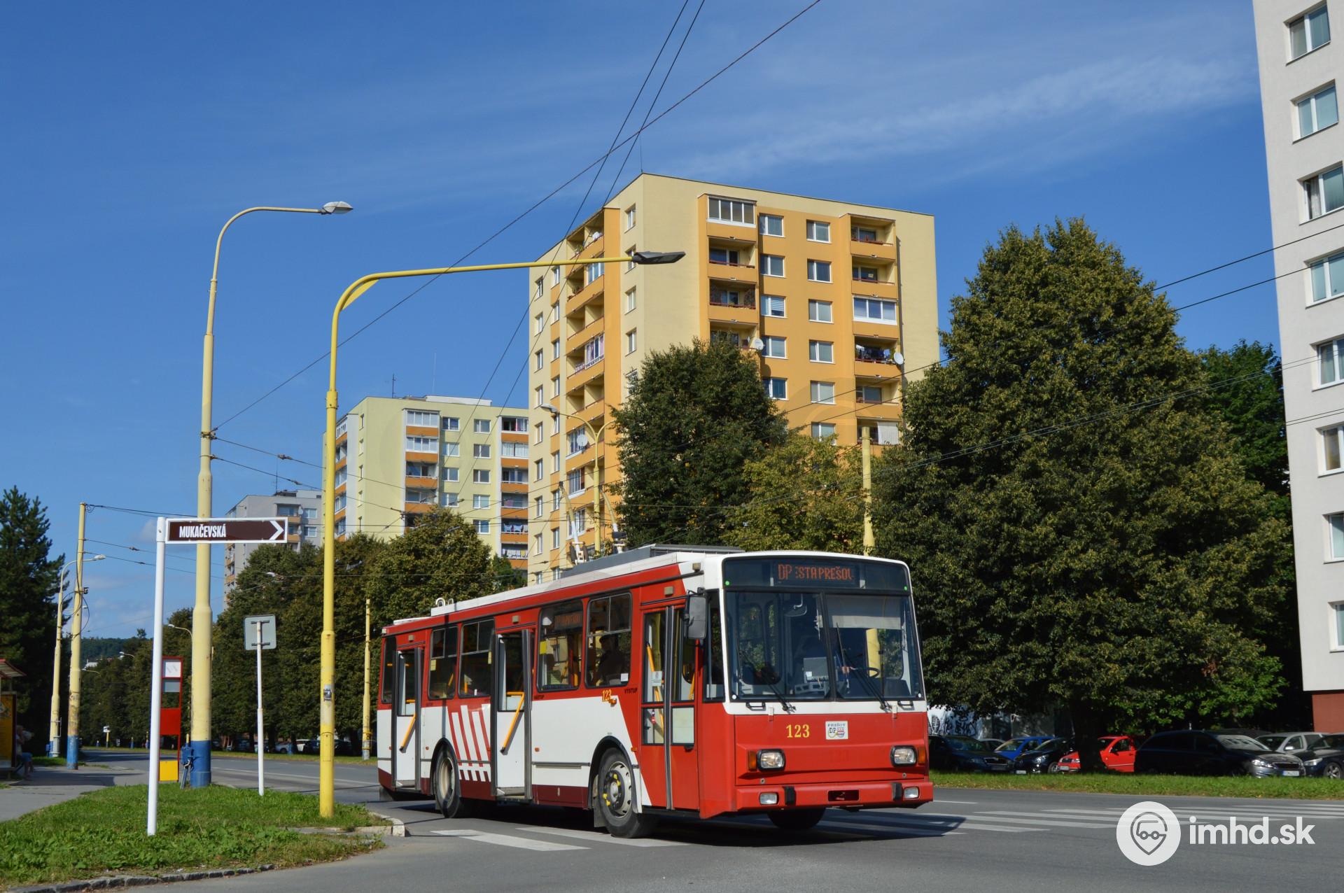 #123,  DP, Prostějovská ul., zastávka VUKOV