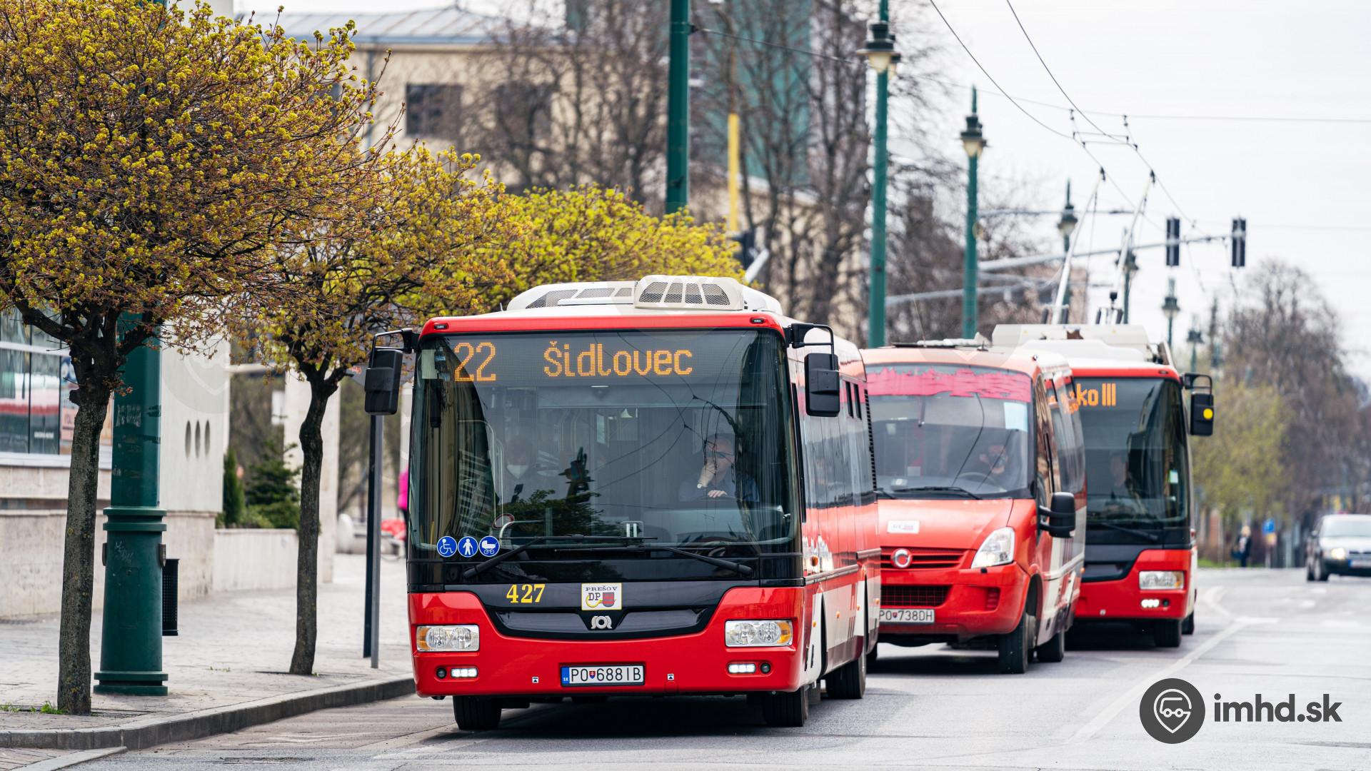 #427,  22, Hlavná ul., zastávka Divadlo Jonáša Záborského