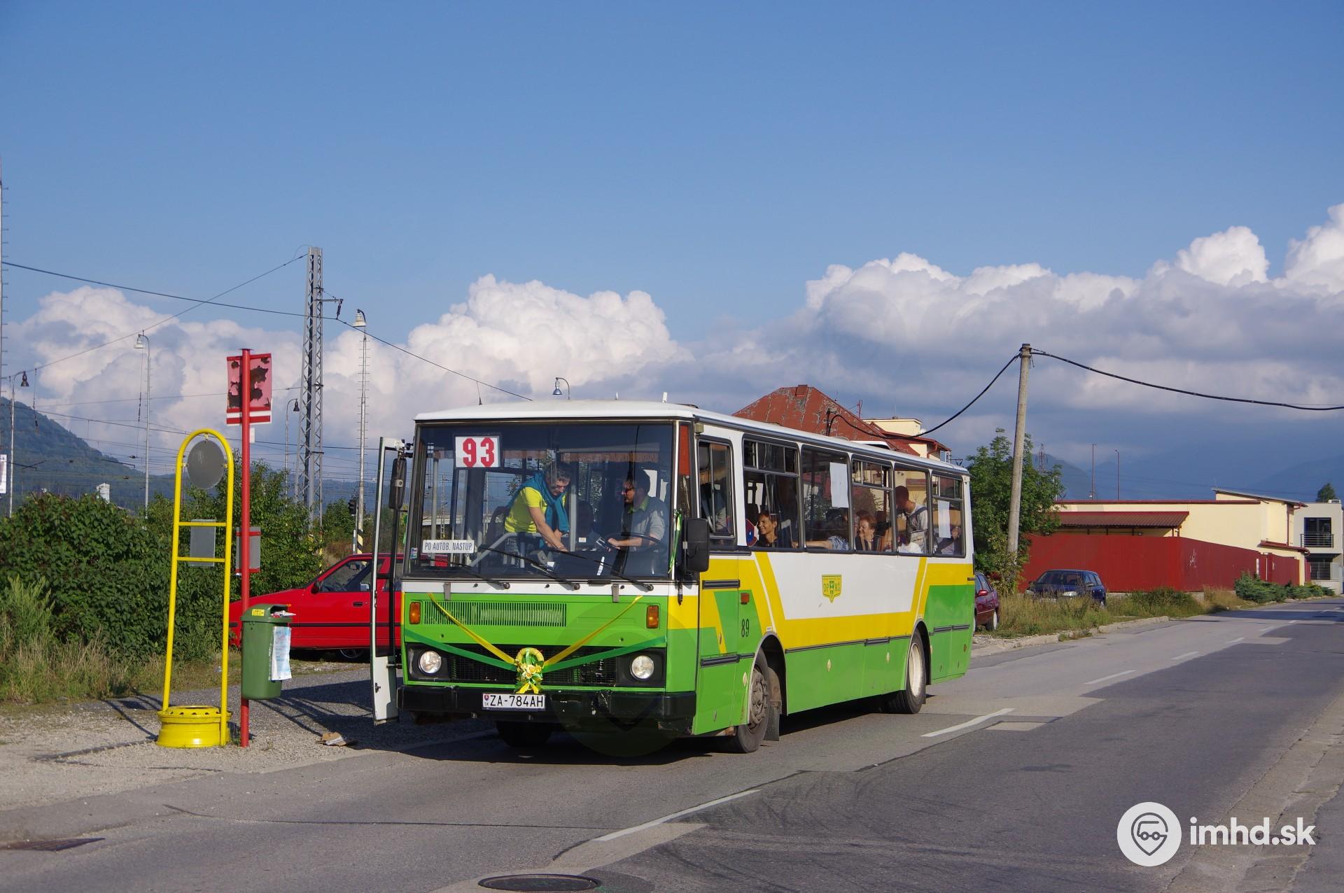 #89,  93, Ul. Pavla Országha Hviezdoslava, zastávka Hviezdoslavova