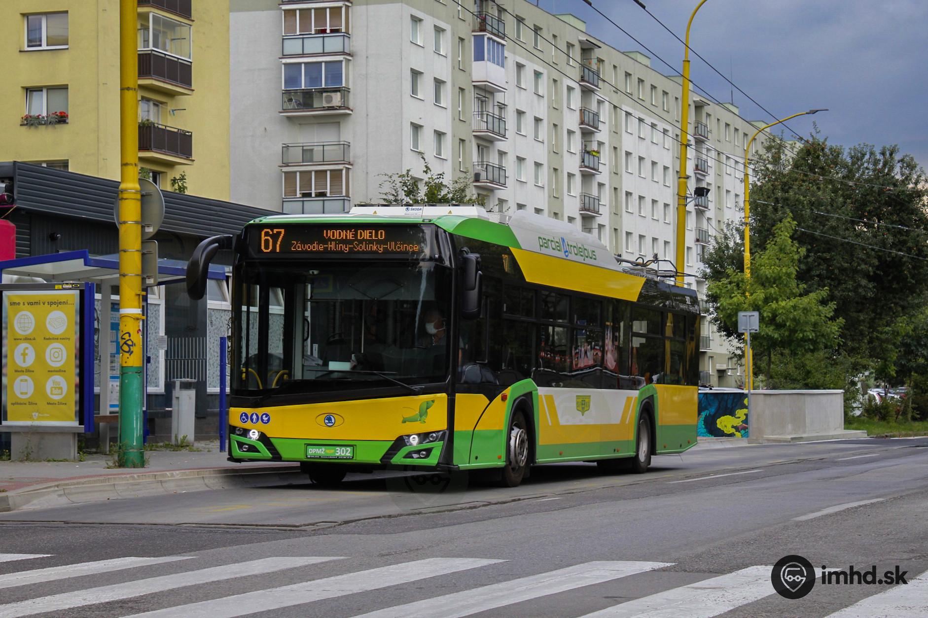 #302,  67, Ul. Matice Slovenskej, zastávka Matice Slovenskej